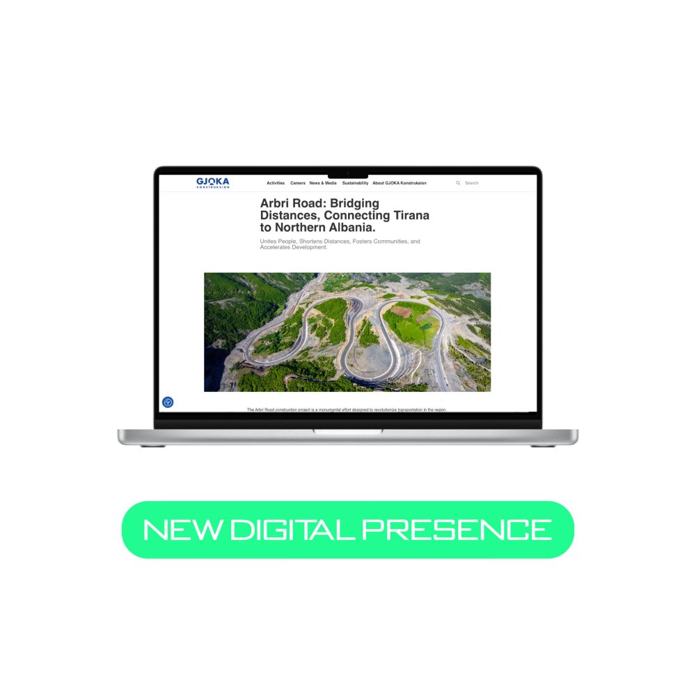 A New Digital Presence for Gjoka Konstruksion